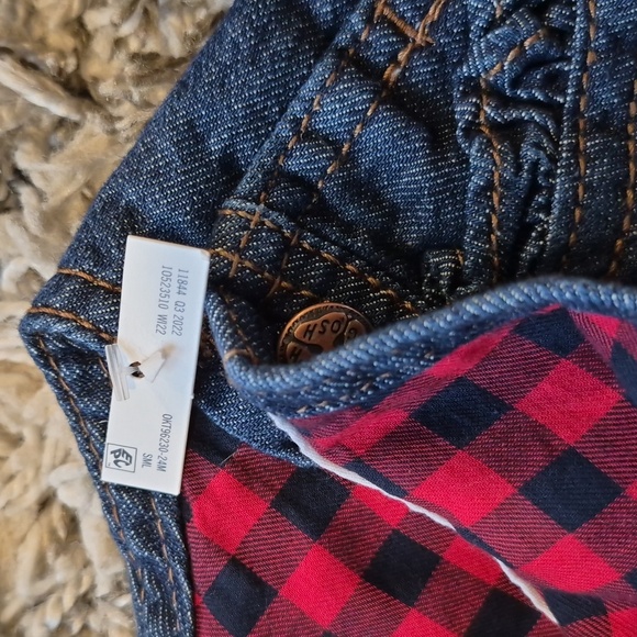 NEW OshKosh B'gosh Girls Denim Overalls - Picture 3 of 5